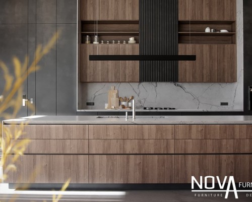 Tủ bếp MDF Gia Lai