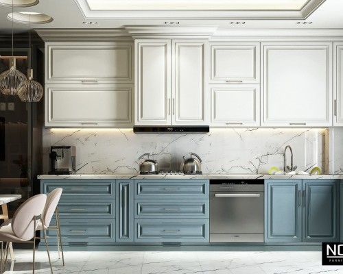 Tủ Bếp Tân Cổ Điển Gia Lai